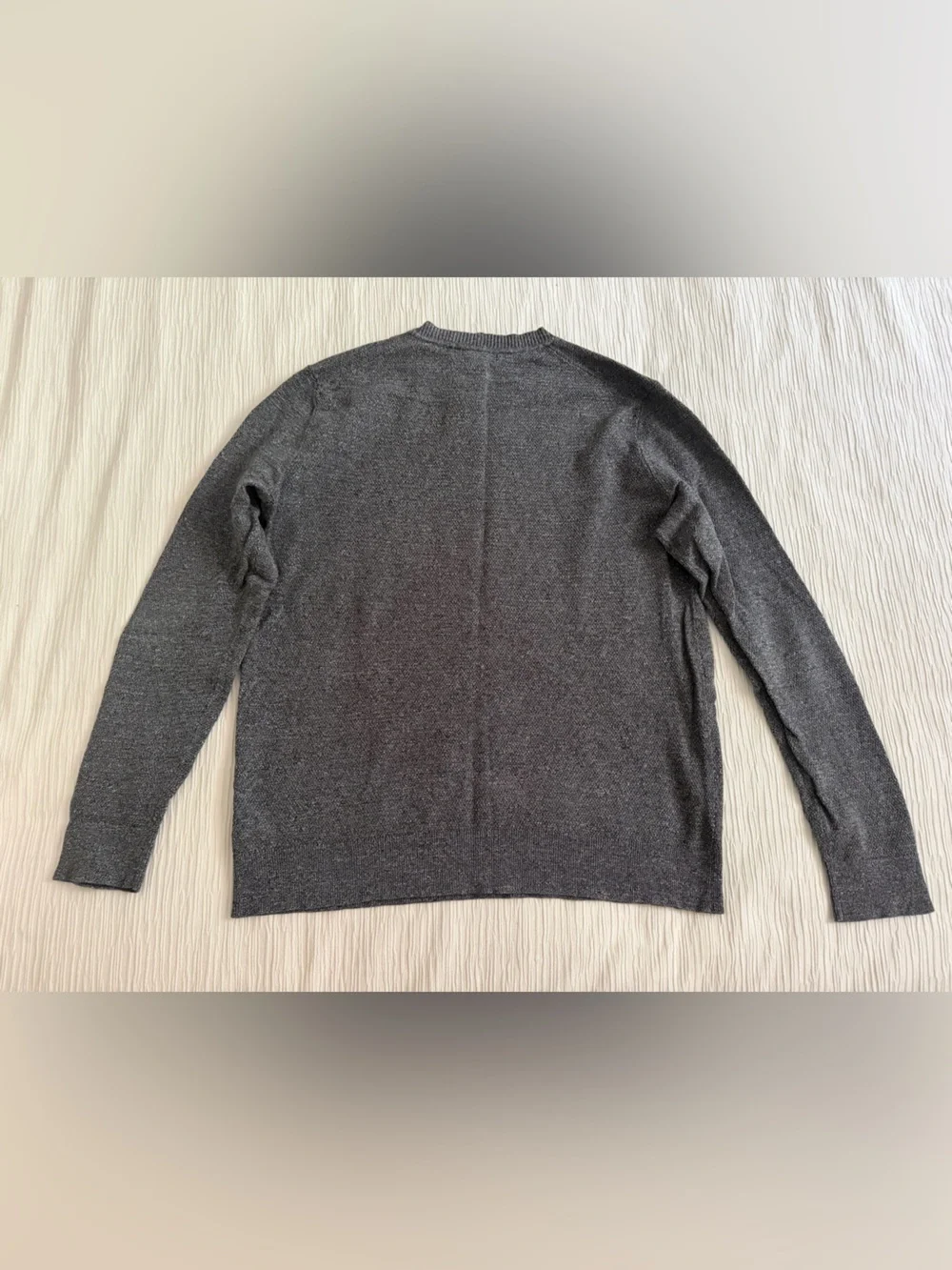 Banana Republic Men's Crewneck Sweater - Charcoal Gray
